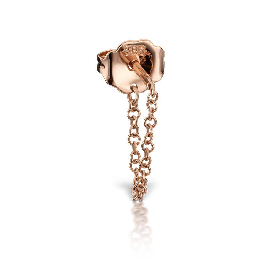 Chain Wrap Stud Earring