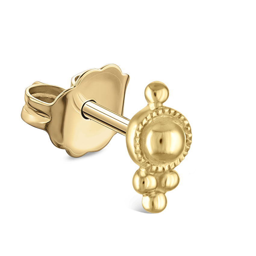 Four Ball Trinity Stud Earring