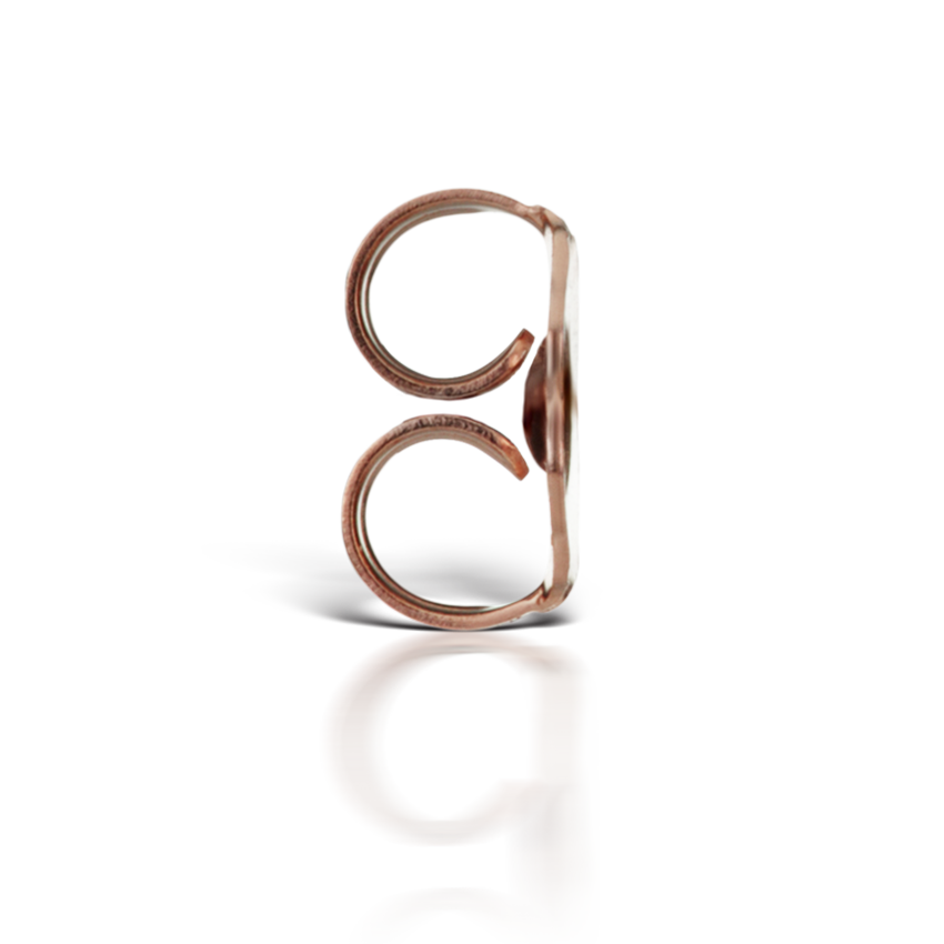 14k Gold Traditional Stud Earring Back