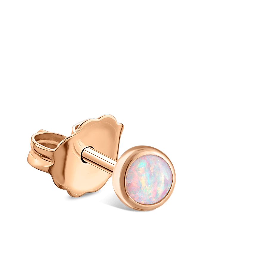 Opal Stud Earring