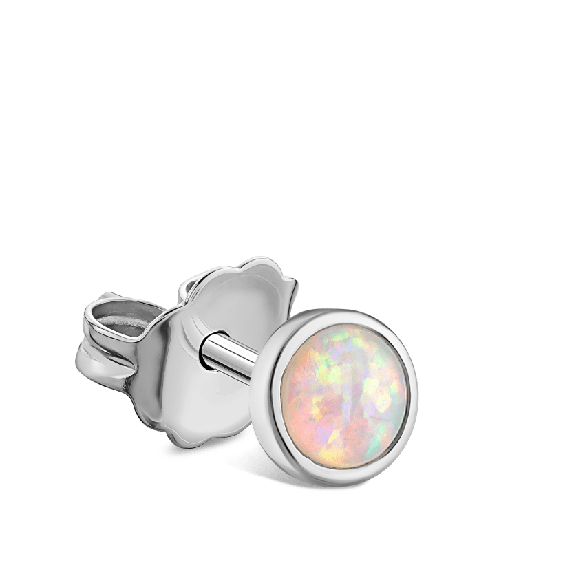 Opal Stud Earring