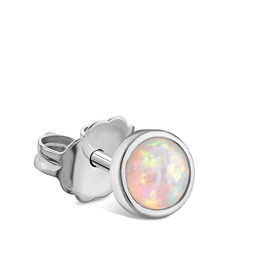 Opal Stud Earring