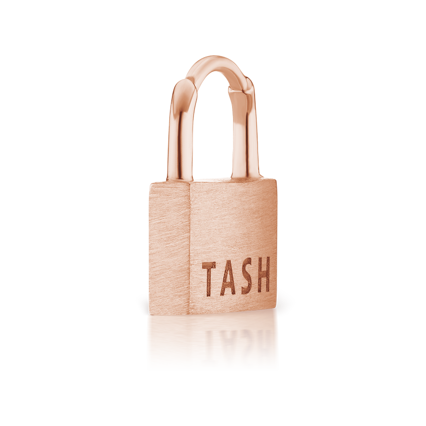 Padlock Hoop Earring (Non-Rotating)