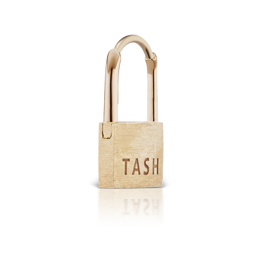 Padlock Hoop Earring (Non-Rotating)