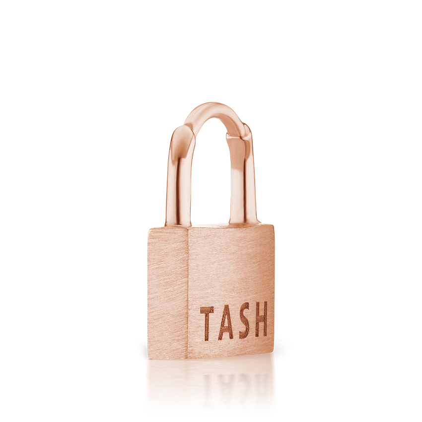 Padlock Hoop Earring (Non-Rotating)