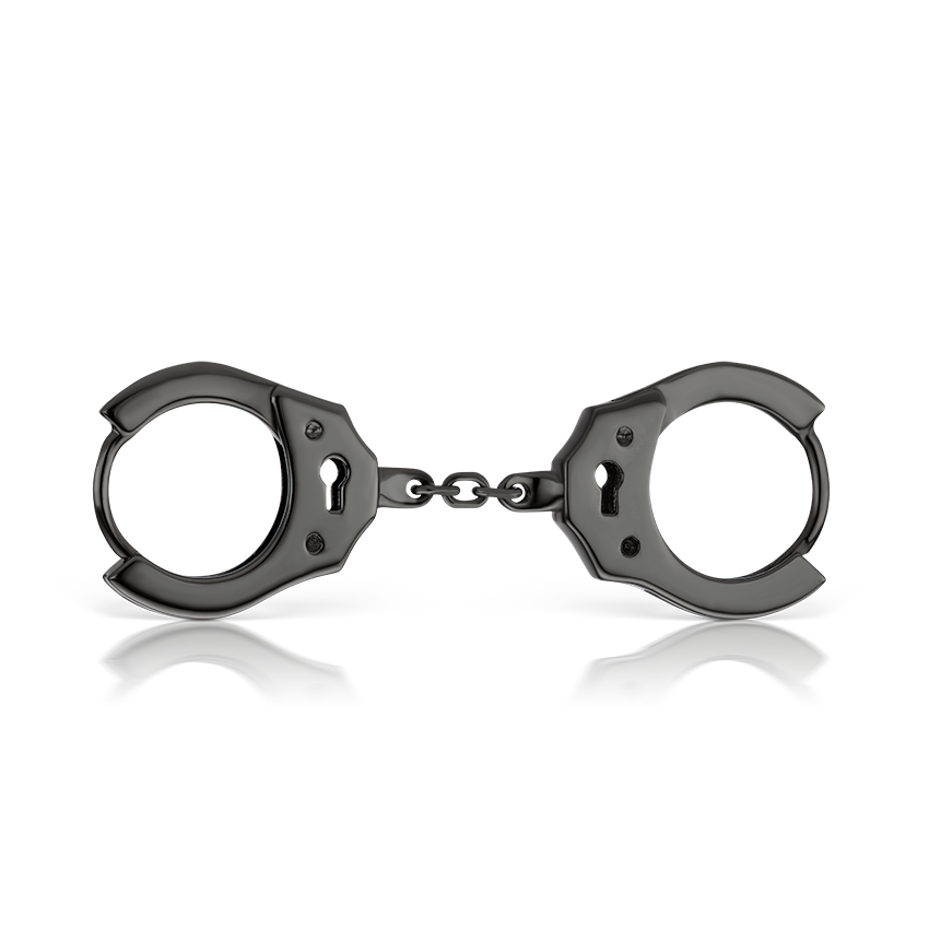 Handcuff Hoop Earring with Short Chain