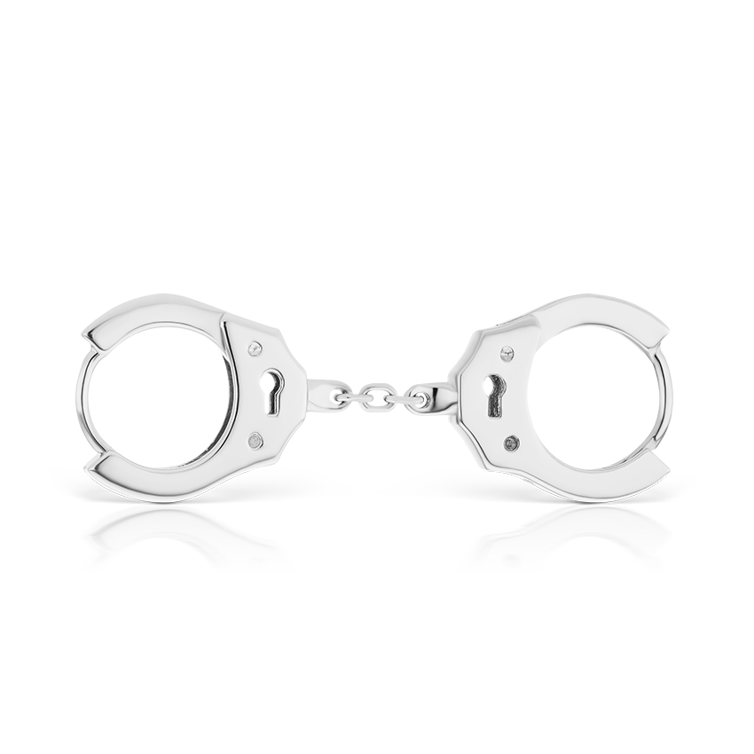 Handcuff Hoop Earring with Short Chain