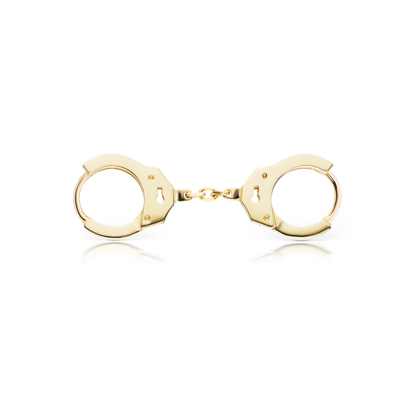 Handcuff Hoop Earring with Short Chain