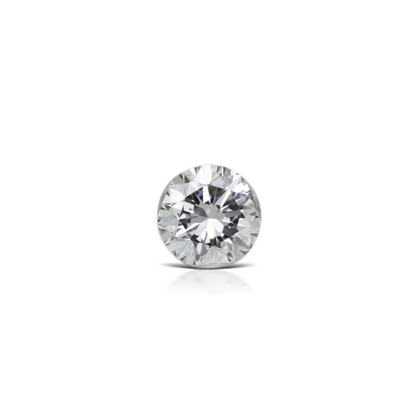 Invisible Set Diamond Stud Earring
