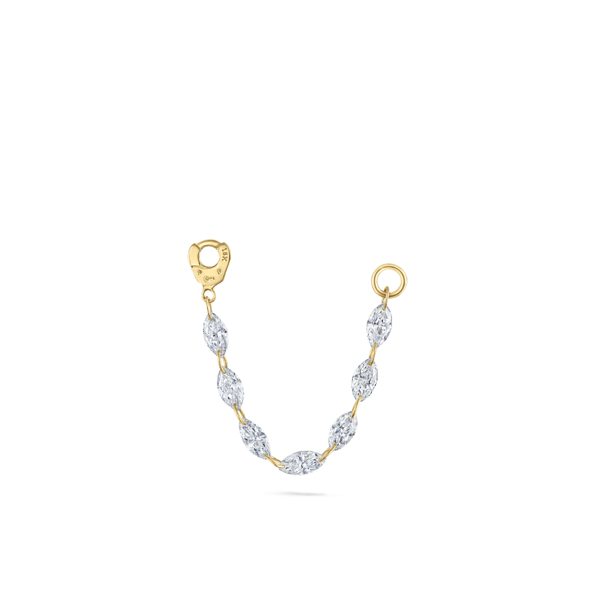 Floating Diamond Marquise Connecting Charm