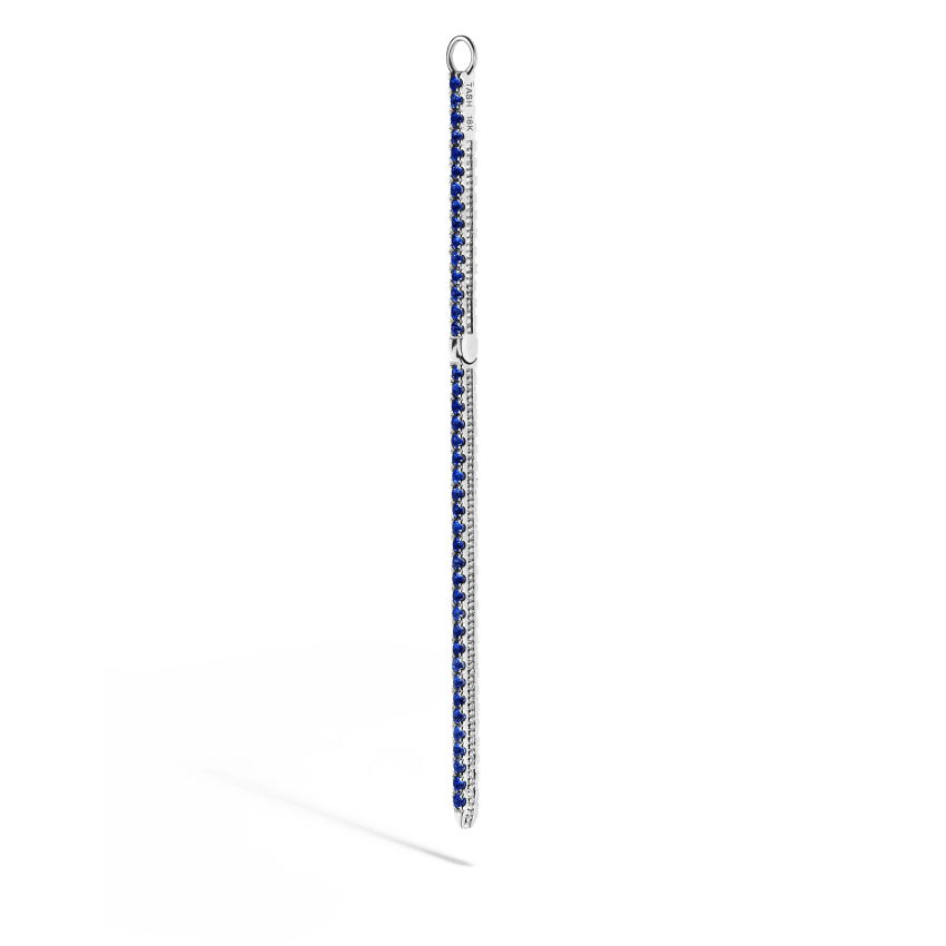 Diamond and Sapphire Eternity Bar Charm