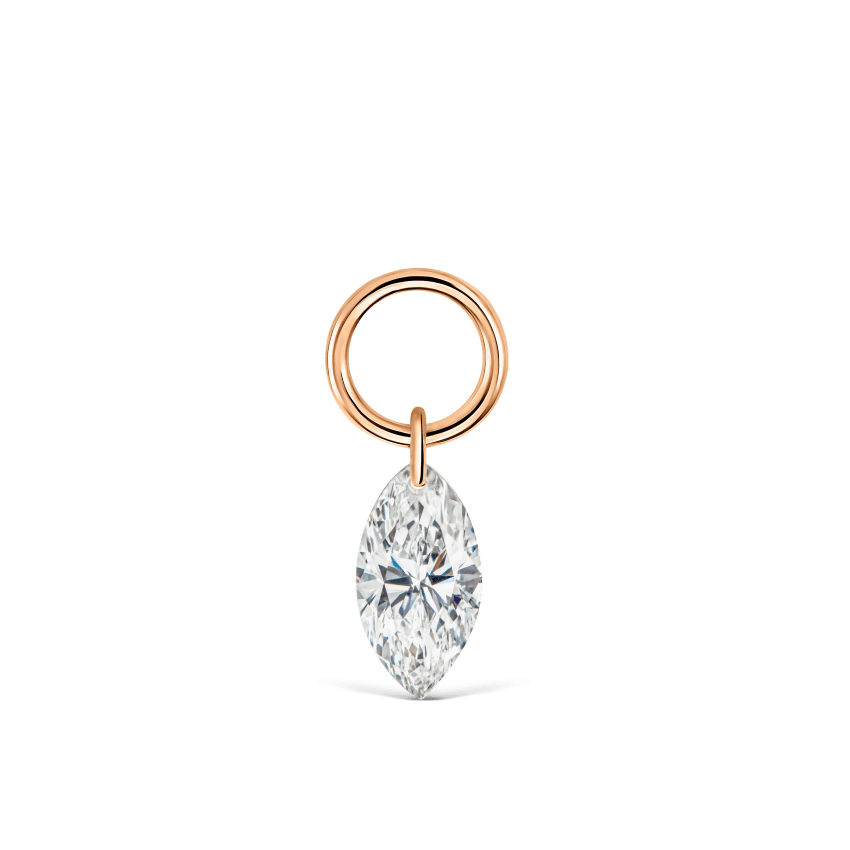 Marquise Diamond Charm