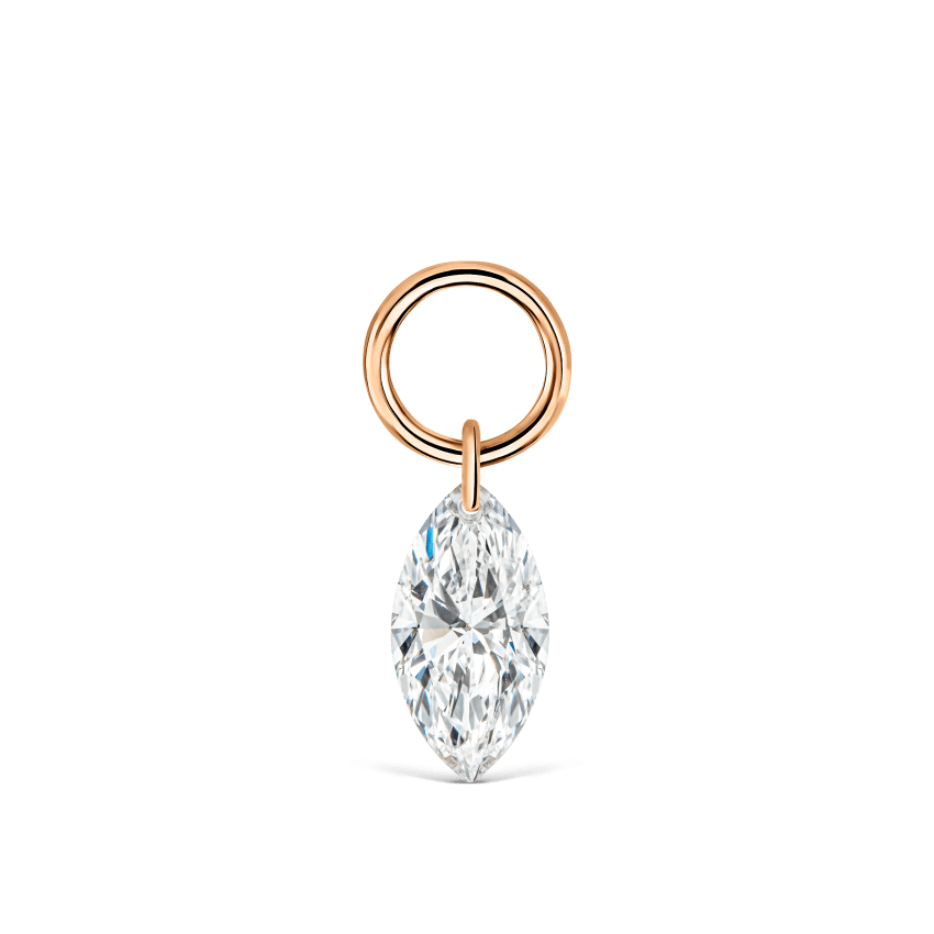 Marquise Diamond Charm