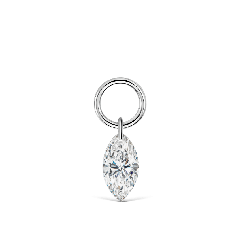 Marquise Diamond Charm