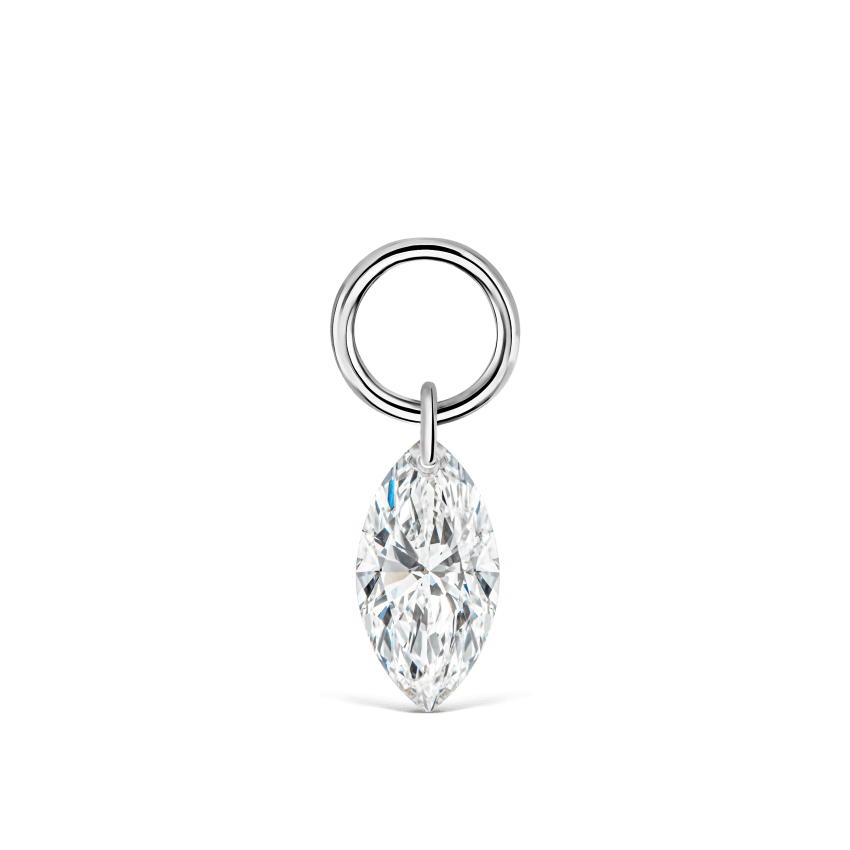 Marquise Diamond Charm