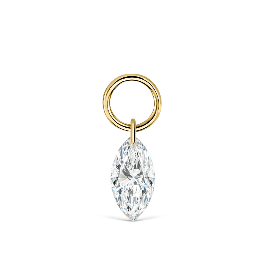 Marquise Diamond Charm