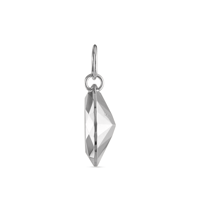 Faceted Gold Marquise Charm