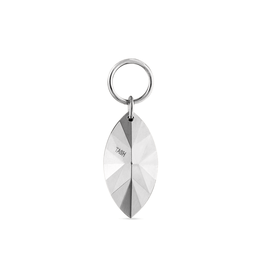Faceted Gold Marquise Charm