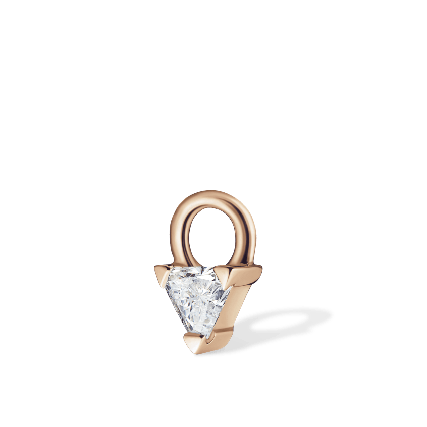 Diamond Triangle Charm
