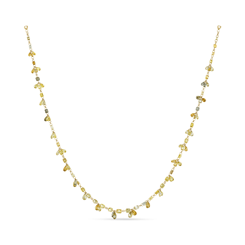 Fancy Diamond Ear-to-Ear Single Chain Charm
