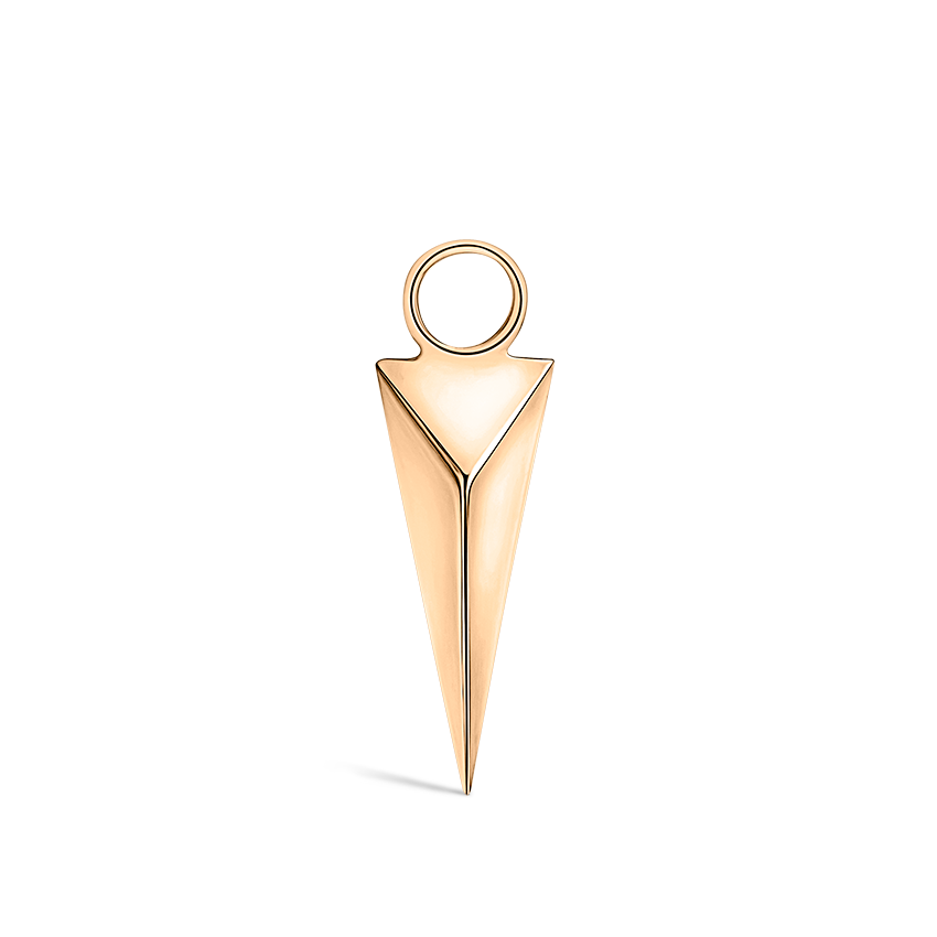 Faceted Long Spike Charm