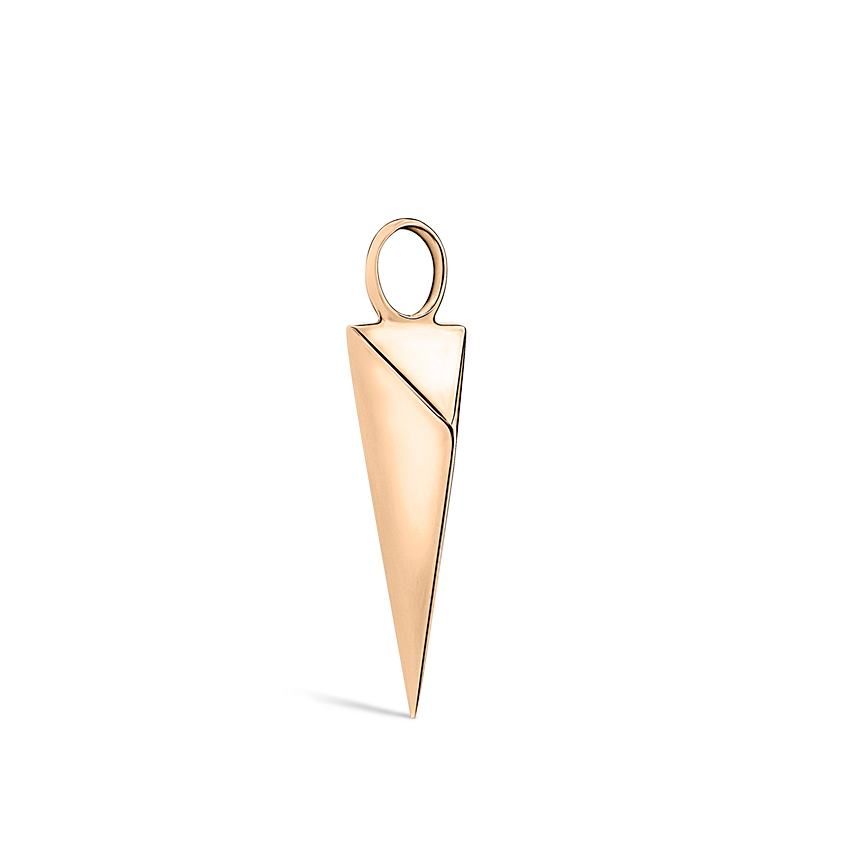 Faceted Long Spike Charm