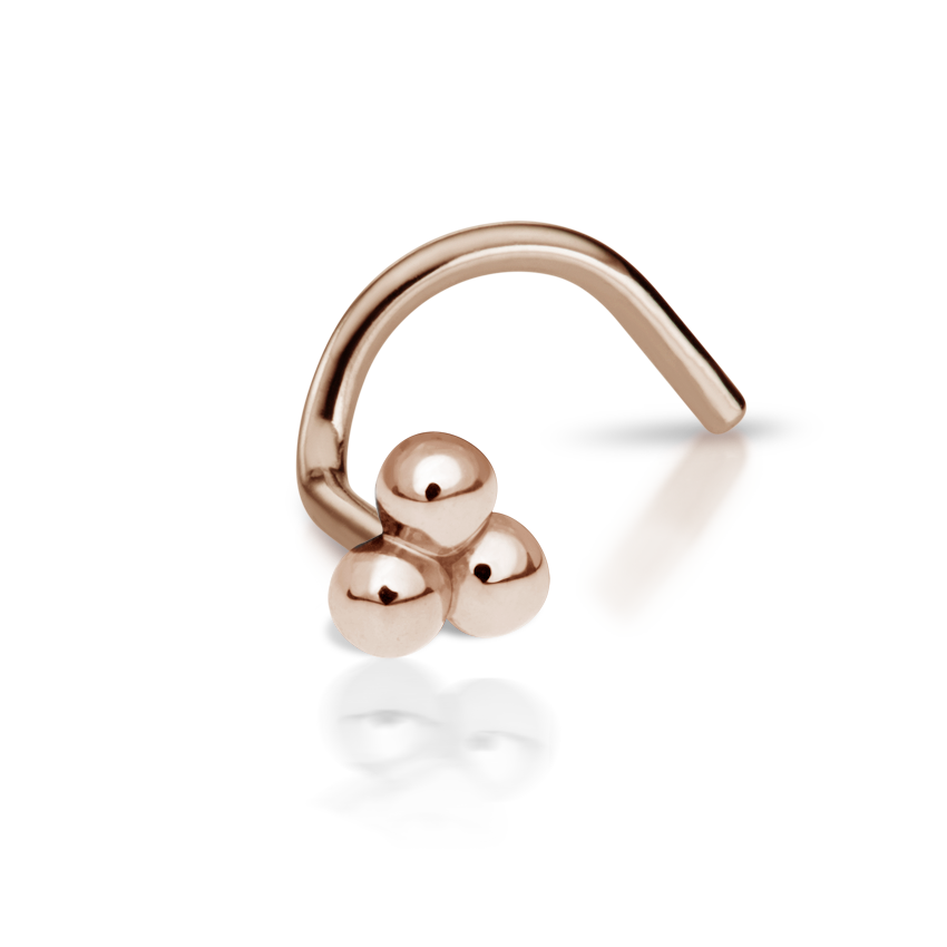 Three Ball Trinity Nostril Screw