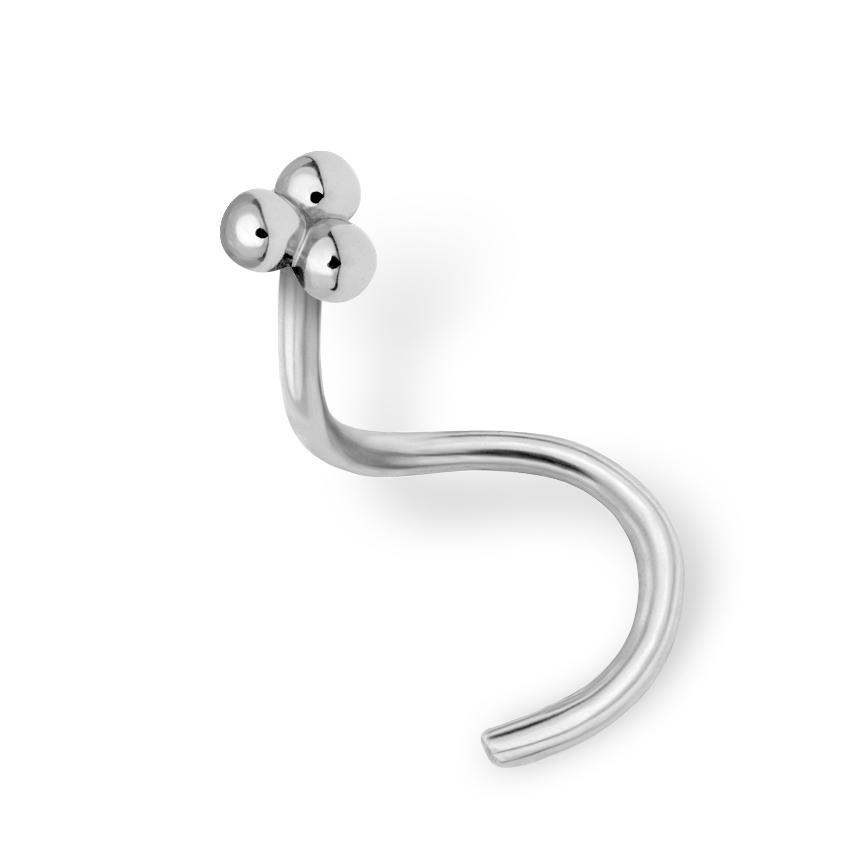 Three Ball Trinity Nostril Screw