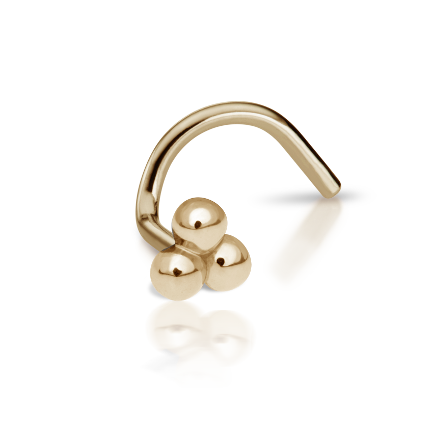 Three Ball Trinity Nostril Screw