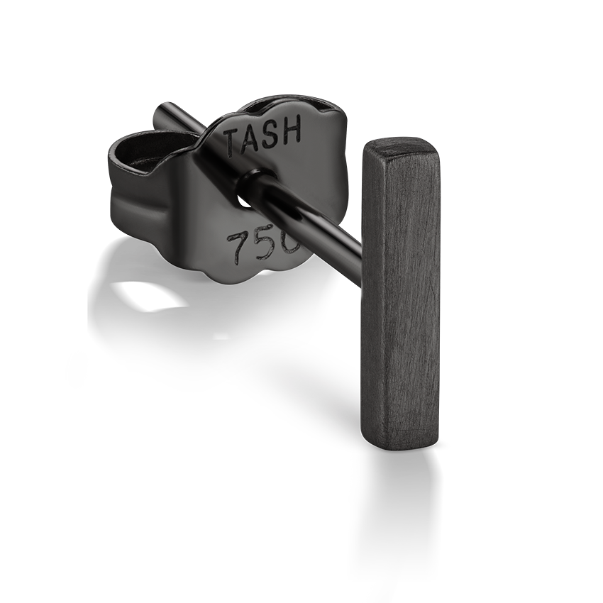 Matte Square Bar Stud Earring