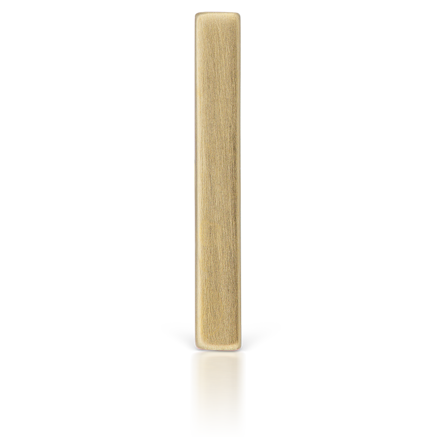 Matte Square Bar Stud Earring