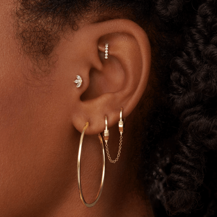 Flat Hoop Earring