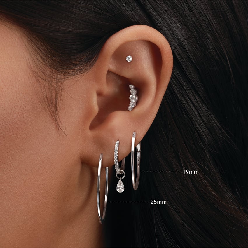 Flat Hoop Earring
