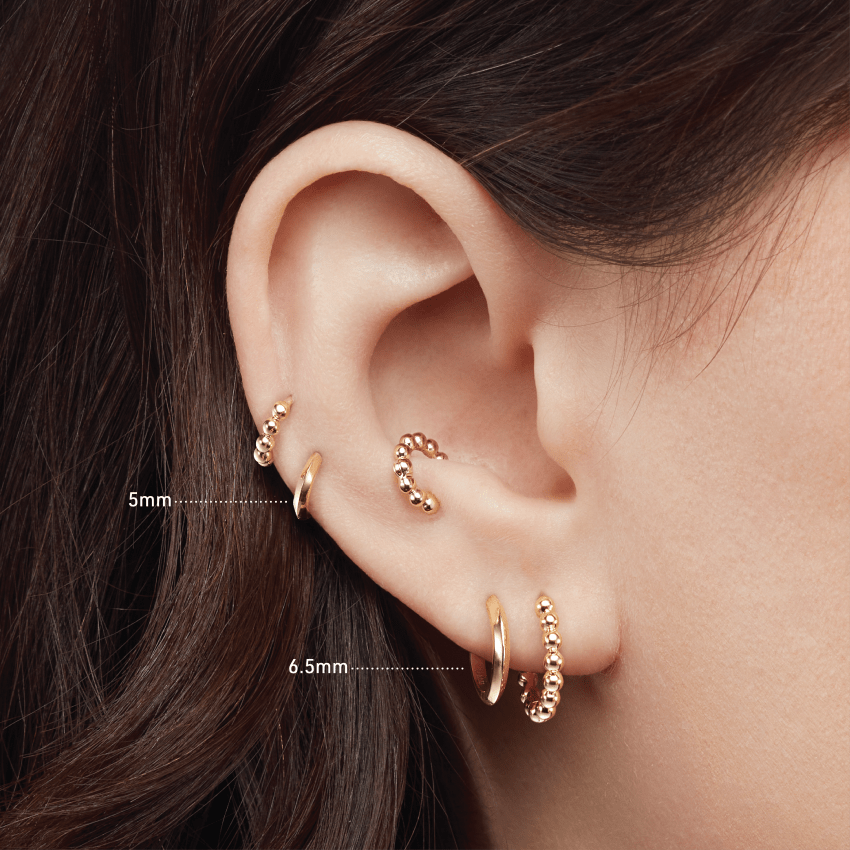 Vertex Hoop Earring