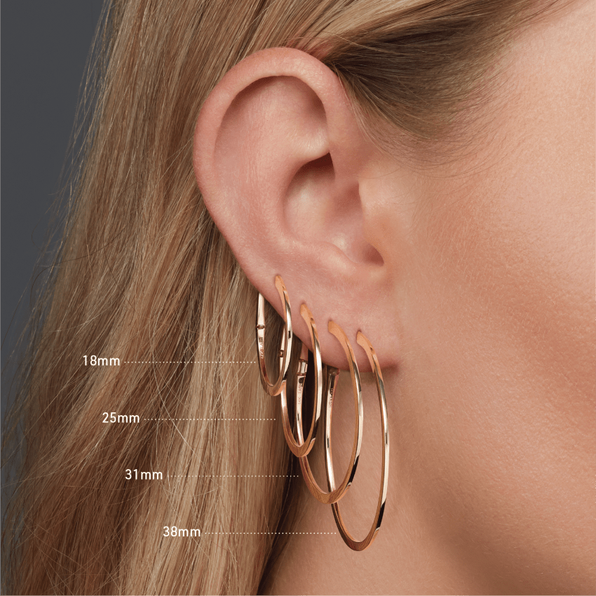 Flat Hoop Earring