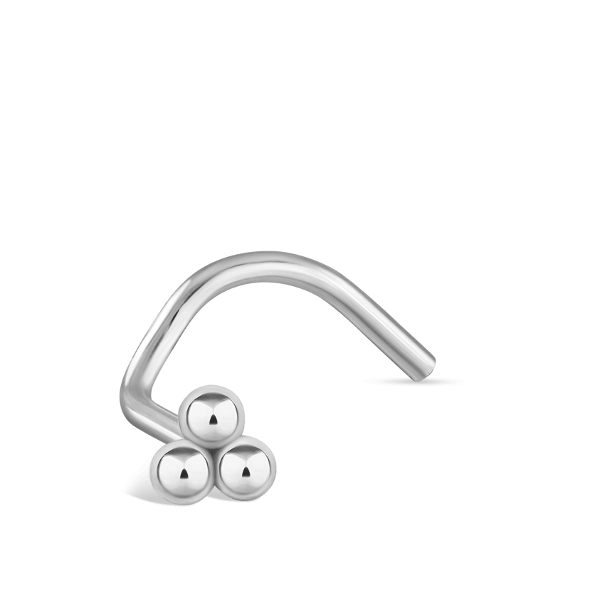 Three Ball Trinity Nostril Screw