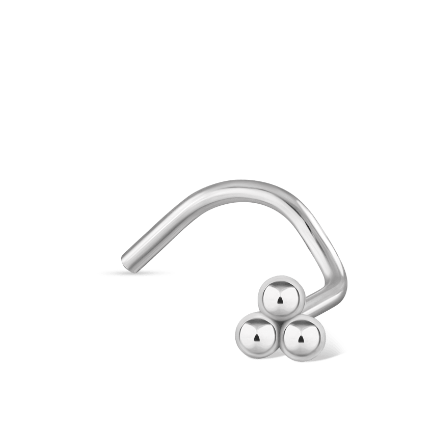 Three Ball Trinity Nostril Screw
