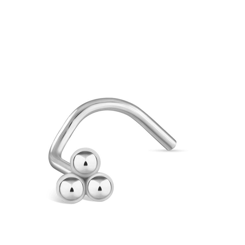 Three Ball Trinity Nostril Screw