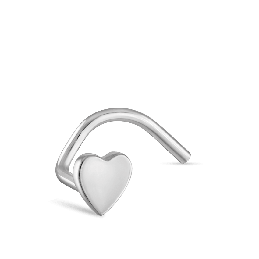 Plain Heart Nostril Screw