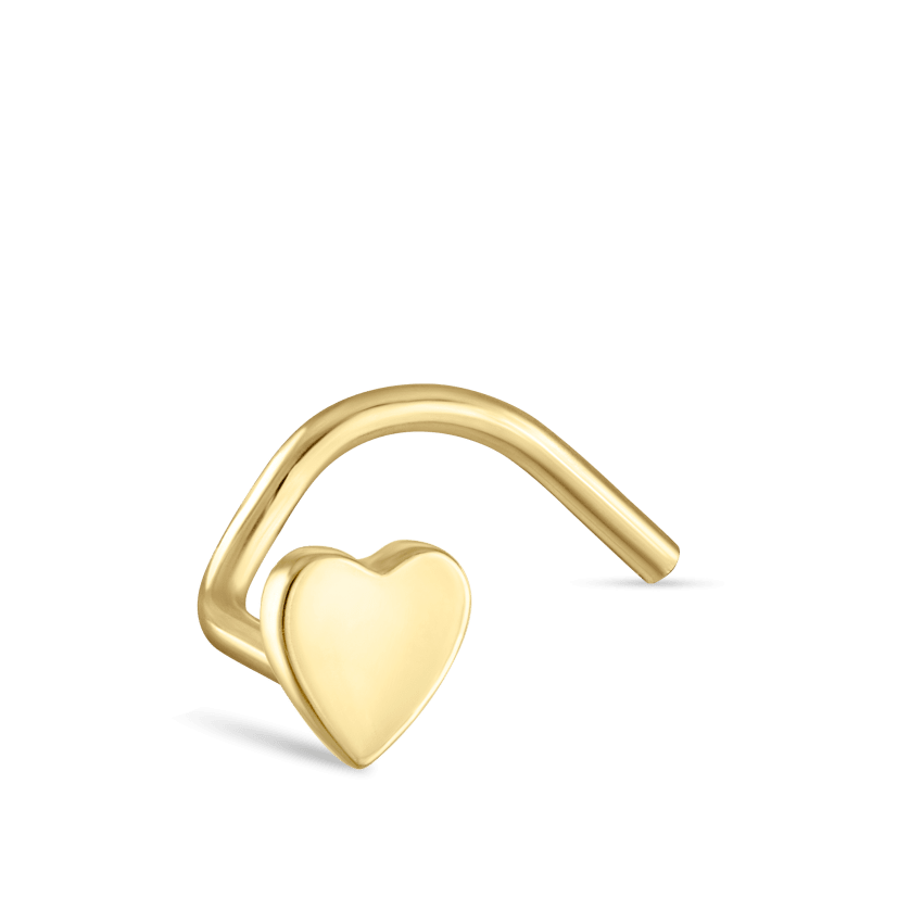 Plain Heart Nostril Screw