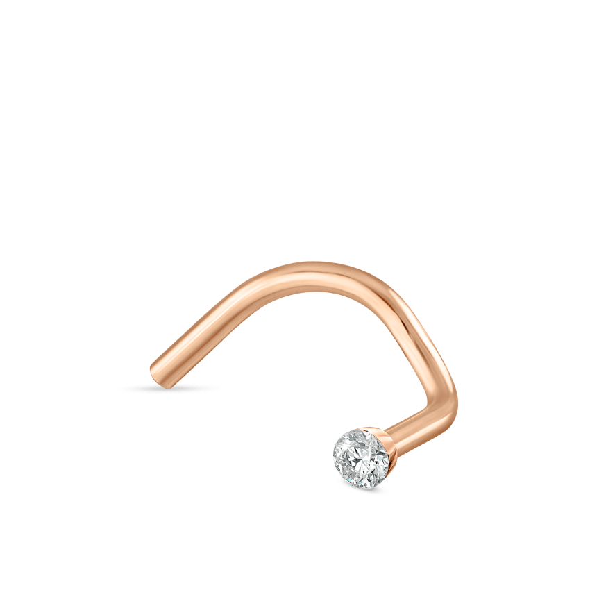 Invisible Set Diamond Nostril Screw
