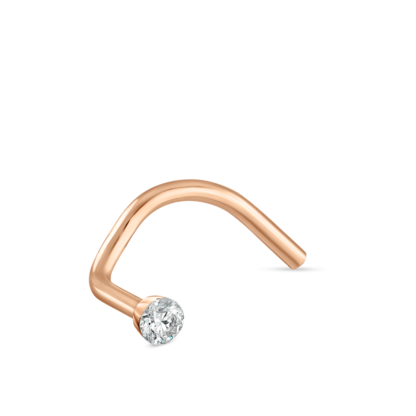 Invisible Set Diamond Nostril Screw
