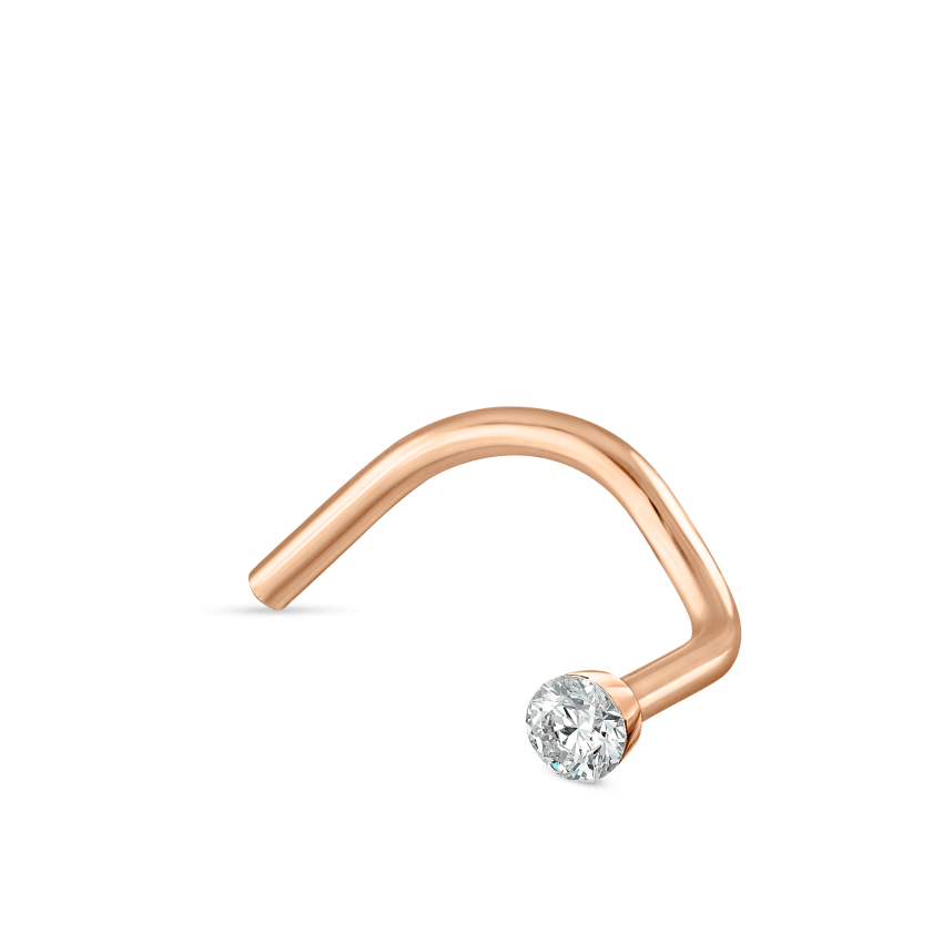 Invisible Set Diamond Nostril Screw
