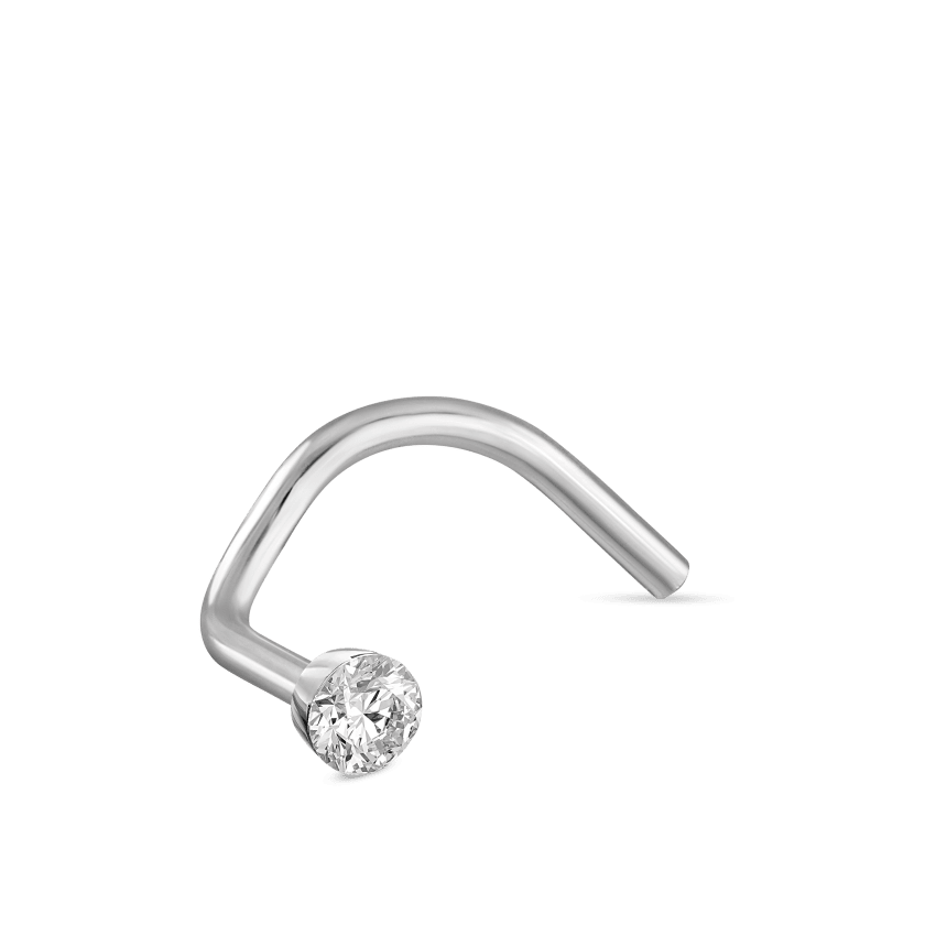 Invisible Set Diamond Nostril Screw