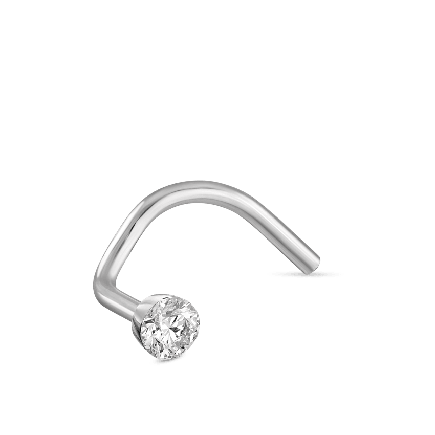 Invisible Set Diamond Nostril Screw