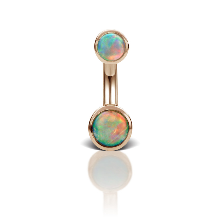 Opal Cup Solitaire Barbell