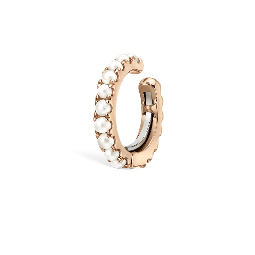 Pearl Eternity Tash Cuff Earring