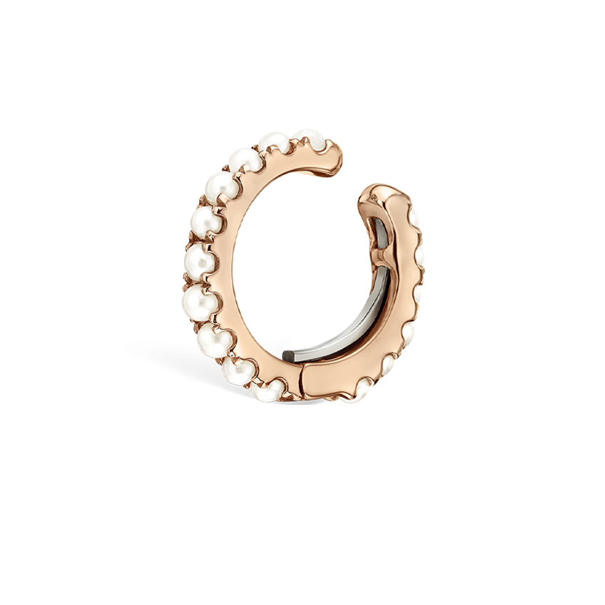 Pearl Eternity Tash Cuff Earring