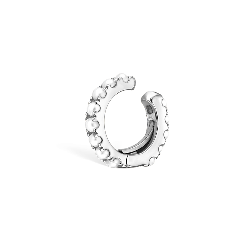 Pearl Eternity Tash Cuff Earring