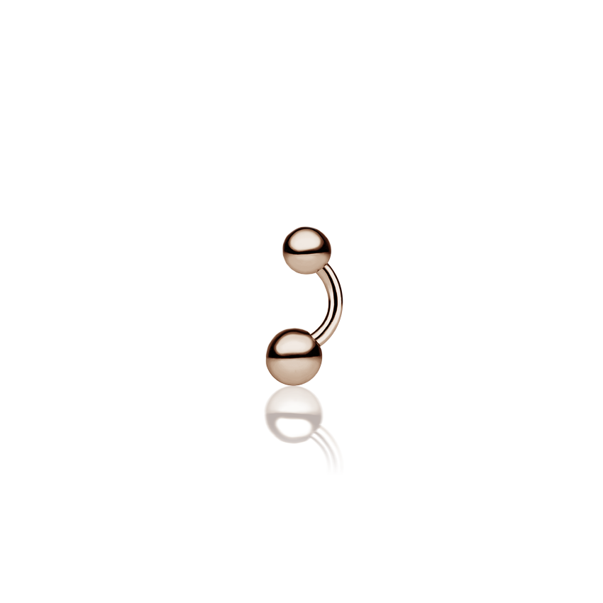 Gold Ball Barbell